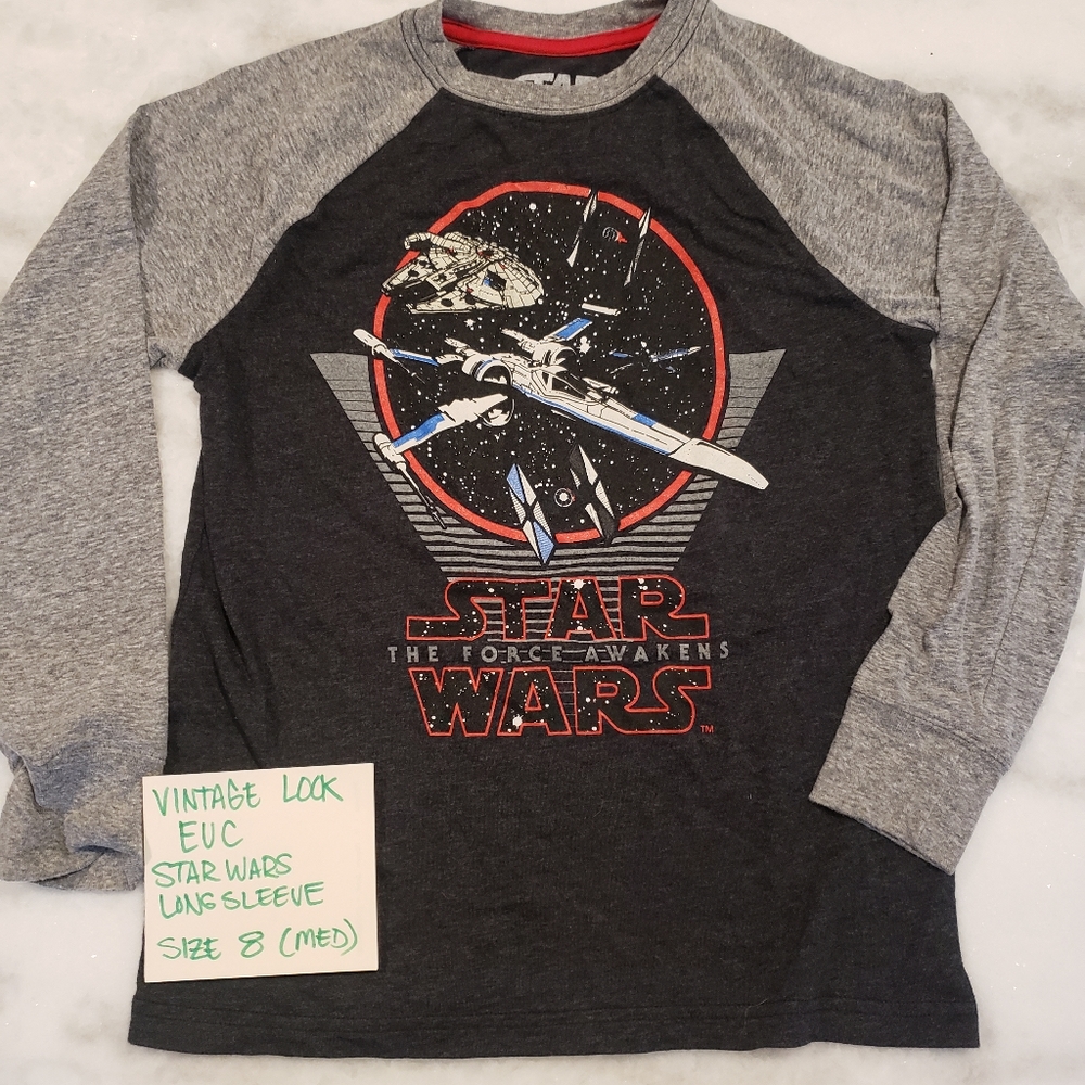 Vintage look star wars long sleeve